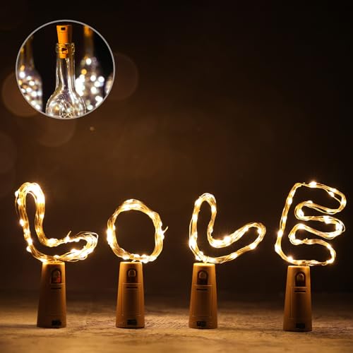 12 Sets Wine Bottle Cork Lights 30 LEDs Warm White 375ml Decoration