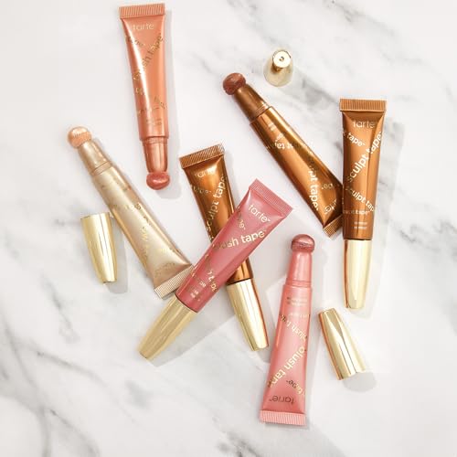 tarte glow tape highlighter – Illuminating Makeup with Lightweight Buildable Mineral Pigments & Shea Butter, Vegan & Cruelty-Free, full size, pearl glow