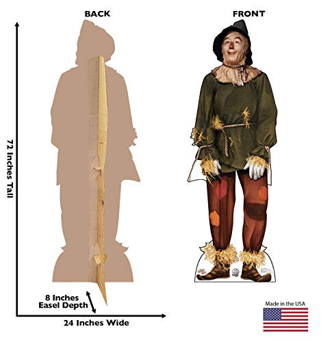 Cardboard People Scarecrow Cardboard Cutout - Wizard of Oz 75th, Flat Assembly, Reusable, 24x72 inches - Variation of THIS listing