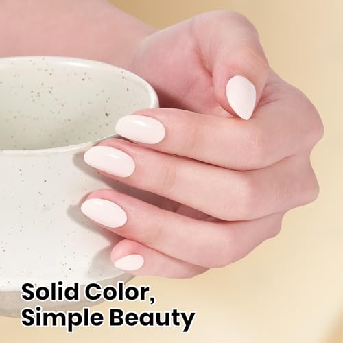 Beetles White Gel Nail Polish Creamy Hush 15ML - Long Lasting White Manicure