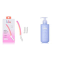 Billie Dermaplane Starter Kit + V Smooth Shave Gel & Cleanser for Pubic Hair & Skin - 6.5 oz.