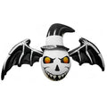 Halloween Inflatable Ghost with Bat Variation - Outdoor Decor with LED Lights