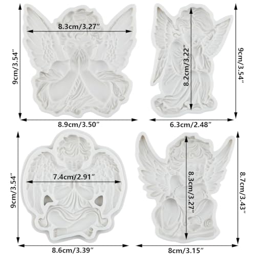 Angel Cherub Silicone Mold Set for Cake Decorating and Crafting - Style O