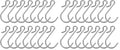 Heavy Duty Metal S Hook Set - 60 Pcs Weatherproof Light & Ornament Clips with Variation of 60 Pcs Pack of 2