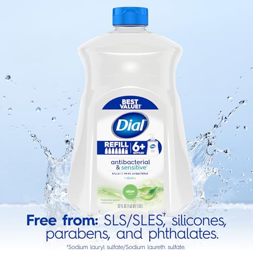 Antibacterial Hand Soap Refill with Aloe Vera - 52 Fl Oz Pack of 3