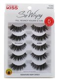 Wispy False Eyelash Set - 5 Pairs, Full Volume & Curl, Pack of 2