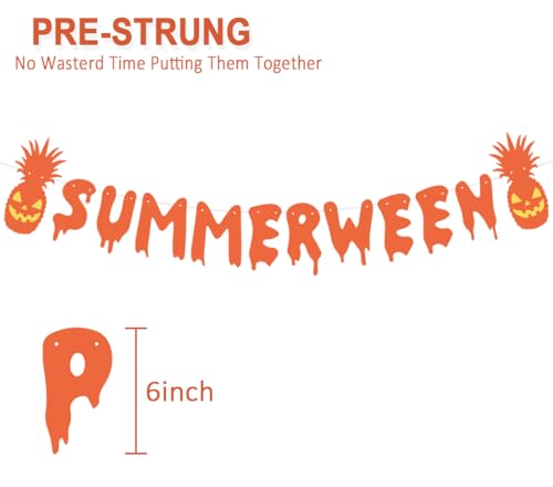 Spooky Summer Party Banner - Halloween & Summer Themed Decorations