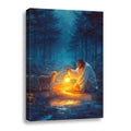 Christian Wall Art Jesus and Lost Lamb Canvas Poster - 16x24 Religious Home Decor - Variation of THIS listing