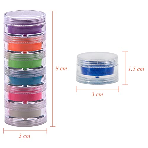 Duufin Vibrant Pigment Powder for Nails 36 Colors - Bright Nail Art Powder Set