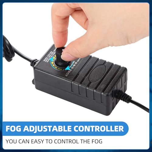 Maitys Mist Maker Fogger Set of 2 Halloween Fog Machines with Adjustable Effect