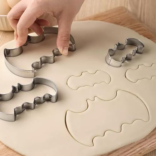 Halloween Cookie Cutter Set 12 Pcs - Cat Bat Owl Ghost Pumpkin Witch Hat