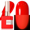 Gel Nail Polish 15ML - Neon Red - Same Color, Soak Off, Long-lasting Manicure