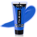 Neon Blue Body Paint Washable UV Blacklight Face & Body Makeup for Cosplay & Festivals - 70ml