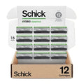 Schick Hydro Sensitive 5-Blade Razor Refill Pack of 12 for Men