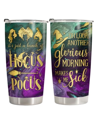 Hocus 3 20oz Witchy Galaxy Tumbler - Spooky Halloween Gift