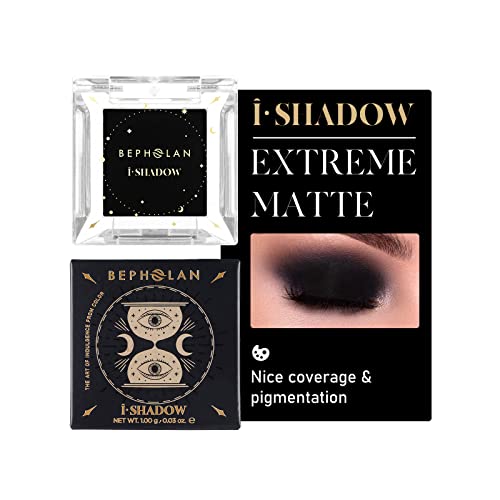Black Eyeshadow and Eyeliner Palette - Gothic Vampire Blood Makeup - Black Rose - Eyeshadow Black