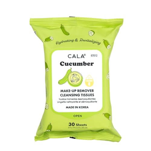 Cucumber Makeup Remover Cleansing Tissues - 30 Count