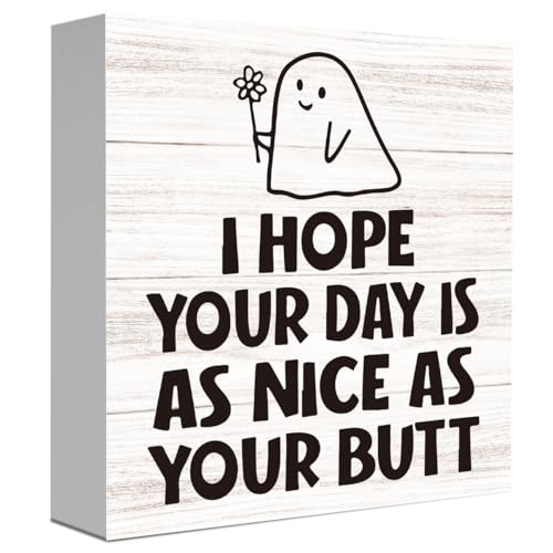 Funny Halloween Ghost Sign Farmhouse Bathroom Decor - Hope Variation