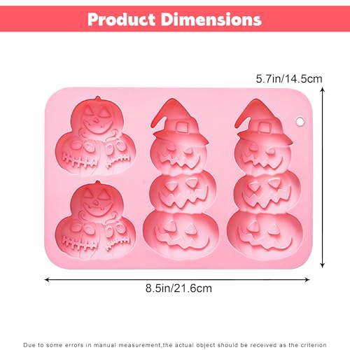 Halloween Pumpkin Silicone Mold for Chocolates Candies & Decorations