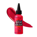 Neon Face & Body Paint - UV Blacklight Reactive, Washable, 50ml Rose Red