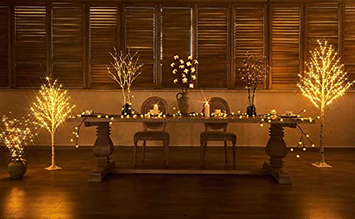 LED Lighted Willow Branches 30 Inch with Timer & Dimmer - Brown Variation of THIS listing