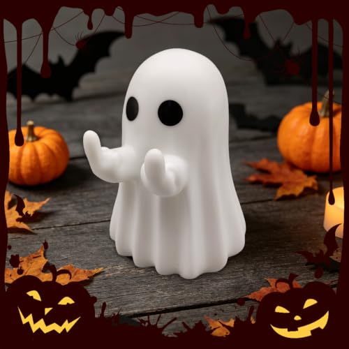 Halloween Ghost Figurine - White Ghost Spooky & Cute Home Decor Statue - Variation of THIS listing
