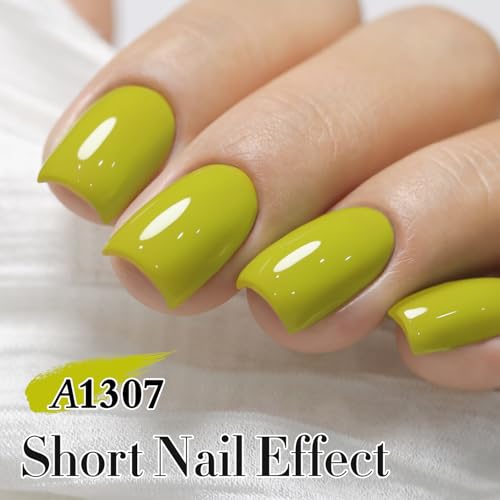Gel Nail Polish 15ML - Same Color & Bottle - Olive Green - Double Rhythm