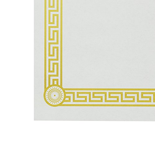 Disposable Placemats with Greek Key Design, Eco-Friendly White Pack of 1000