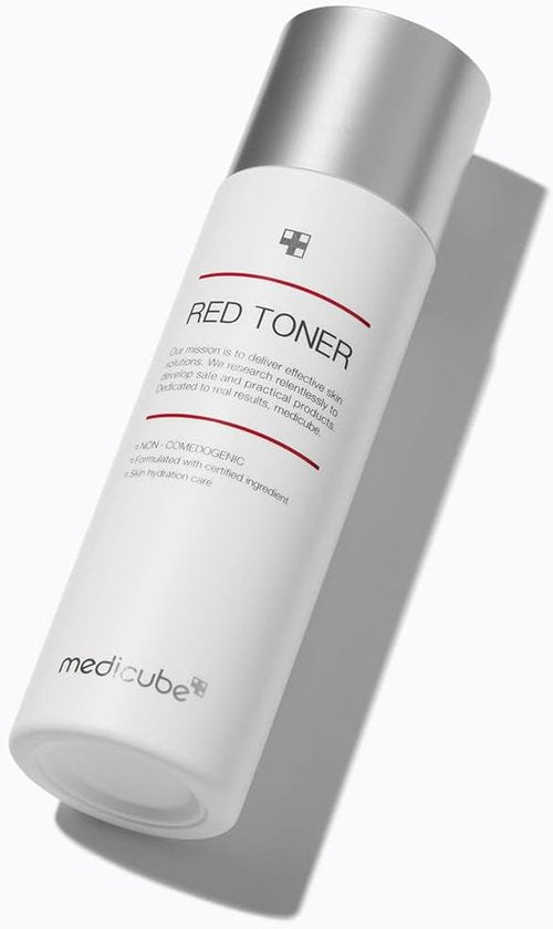 Medicube Red Toner 2.0 - Soothing Acne-Prone Skin Formula with BHA & Niacinamide | 3.38 fl. oz.