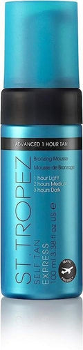 St. Tropez Self Tan Express Mousse - Fast-Acting, Streak-Free Tan | Develops in 1-3 Hours, 3.4 Fl Oz