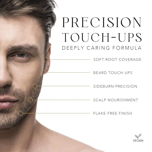 Kiwabi Light Brown Root Touch Up Hair Color for Women & Men - Easy Application