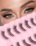 Onlyall False Lashes Natural Look Wispy Strip Eyelashes D37 - 8mm-14mm Variation