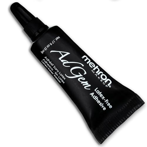 Latex-Free Body & Eyelash Glue 0.12 Ounce - Strong Cosmetic Adhesive for Rhinestones & False Lashes