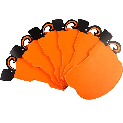 14-Pack Fall Honeycomb Pumpkin Decorations - 10.2 Inch Paper Halloween & Thanksgiving Centerpieces