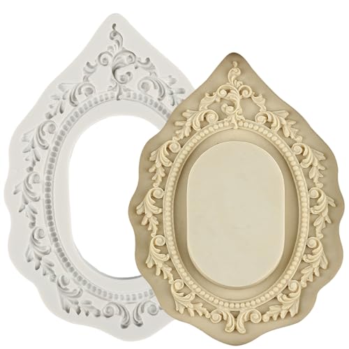 Photo Frame Silicone Mold for Cake Decorating & Crafts - Style F