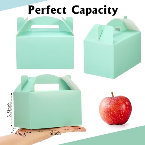 Multicolor Party Favor Treat Boxes - Gable Box Set with Solid/Morandi Colors, 36 Pack, 6x3.5x3.5 Inches