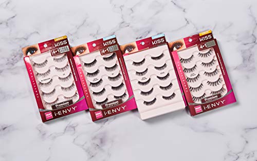 False Eyelashes Value Pack - 2 Pairs, Reusable & Natural Look