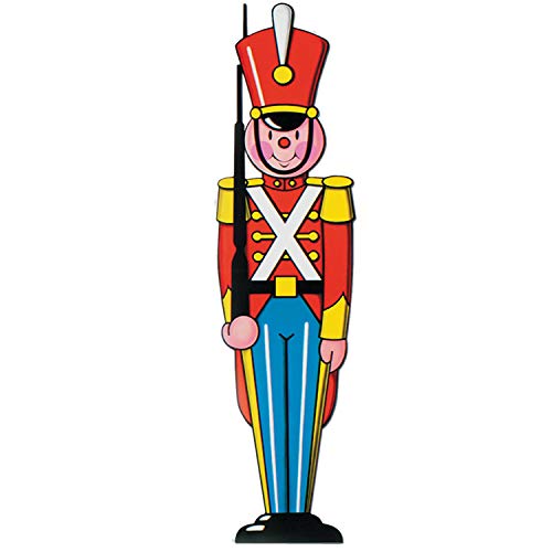 Toy Soldier Cutouts Set - 6 Pieces, 35.5 Inches Tall Christmas Wall Decor