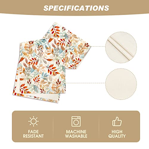 13x90 Inch Fall Table Runner Beige Polyester Home Party Decor - Artoid Mode