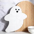 Halloween Ghost Marble Cheese Board - White Cute Ghost Serving Tray