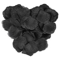 Black Silk Rose Petals 500 Pcs for Wedding Proposal & Romantic Decor - JunSduke
