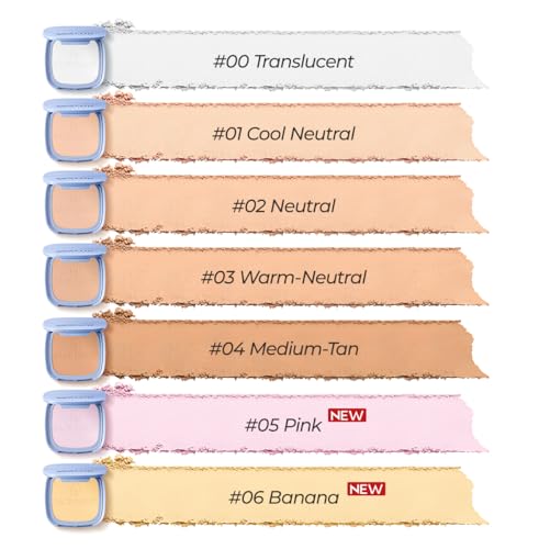 Waterproof Face Powder - Talc-Free Blurring Setting Makeup in Pink, 0.35 oz - Variation #05 Pink