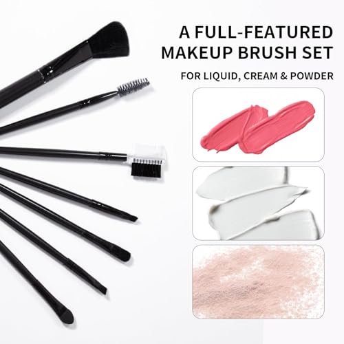 Full Makeup Set for Women & Teens - Eyeshadow, Foundation, Lip Gloss & Brushes