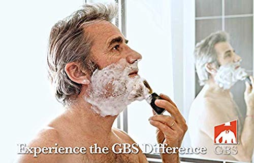G.B.S Styptic Powder Razor Burn Relief Face Neck Razor Cuts and Nicks Soothes Skin and Pore After Shave, Double Edges Variety Double Edge Razor Blade Refills, Pack of 32