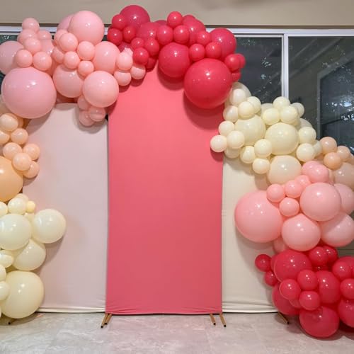 Pastel Pink Christmas Balloons - 5 Inch 120pcs Latex Balloons, Baby Pink Party Decorations - Variation 1