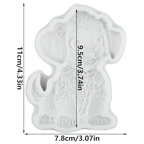 Dog Silicone Mold for Cake Decorating Candy and Chocolate - Style D