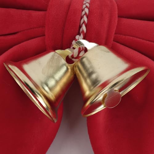 Green Christmas Bow Decorations 19.69 x 15.75 Inches for Xmas Tree Wreath Holiday Home