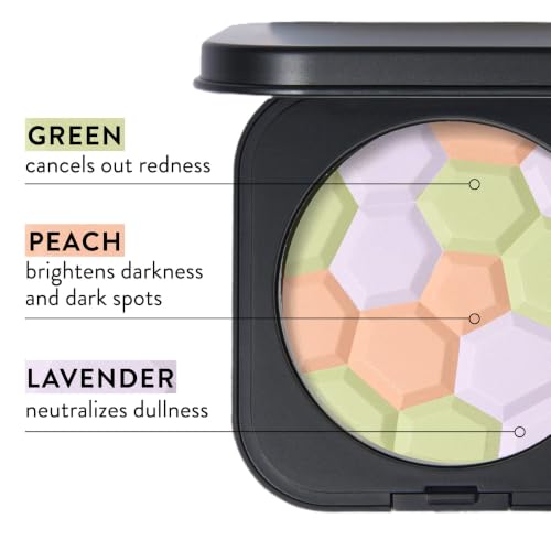 Color Correcting Face Powder - Neutralizes Redness & Uneven Skin Tone