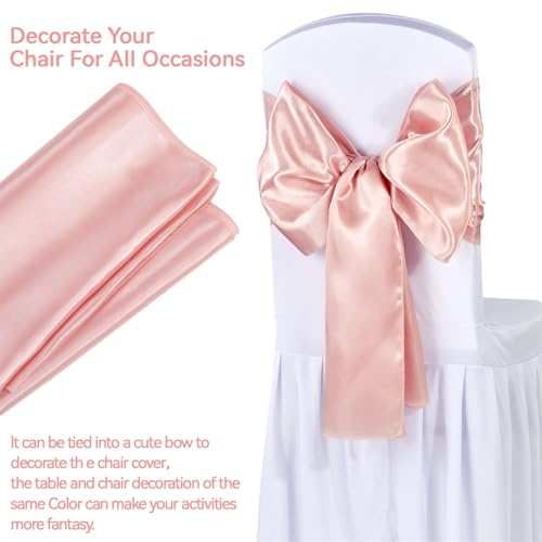 Rose Gold Satin Table Runners 16 Pack - 12x108 Inch Wedding Decor Variation