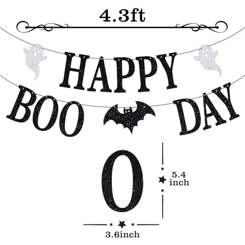 Halloween Birthday Banner - Spooky Baby Shower Party Decorations